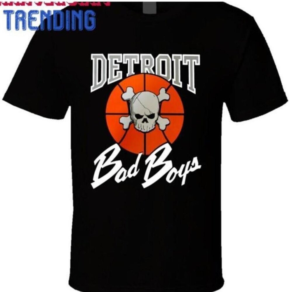 Detroit Bad Boys Retro Basketball NBA Parent Fan Outfit Classic T Shirt 91